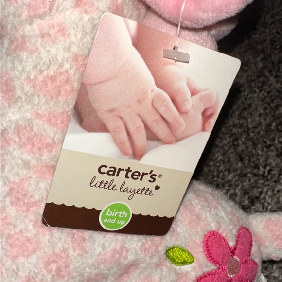 Carter's Musical Giraffe pink baby plush Stuffed Animal - Picture 6 of 8